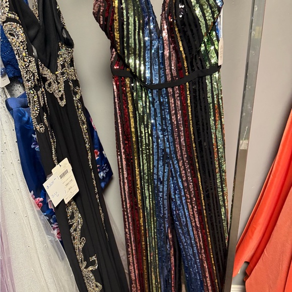 Multicolor Sequin Jumpsuit - Picture 1 of 1